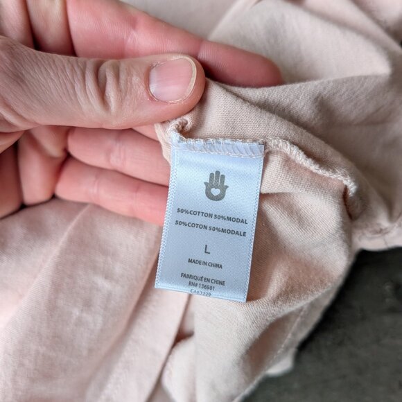 Spiritual Gangster Yin Yang Muscle Tank in Pink Sky large - Picture 6 of 8